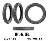 Par Pneu Cg Titan 150/160 90/90-18 + 2/75-18