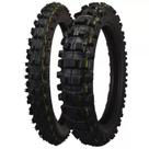 Par Pneu Traseiro e Dianteiro 4.10-18 + 90/90-21 Trilha Lander Tenere 250 Cross