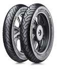Par Pneu Vipal St 500 100/80-16 Dianteiro 120/80-16 Traseiro Para Moto Dafra Cityclass Scooter - Brandy