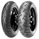 Par Pneu Yamaha Fluo 125 100/90 12 110/90 12 Pirelli Diablo Scooter Dianteiro + Traseiro