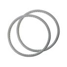 Par Pneus Antifuro Pu 20x1 3/8 Cinza Para Cadeira De Rodas Infantil