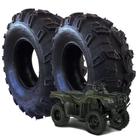 Par Pneus Traseiro Moto Quadriciclo Honda Fourtrax 24x10-11