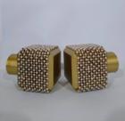 Par Ponteira Cubo Infinity 28mm Fendi Bella Arte Par Ponteira Cubo Infinity 28mm Fendi Bella Arte