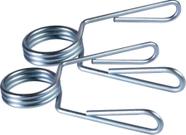Par Presilhas Barra Grampo Halter 3 Voltas 25.40 Mm Par Presilhas Barra Grampo Halter 3 Voltas 25.40 Mm