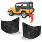 Par Proteção Traseira Carroceria Jeep Cj5 1957-1982-Al-Preto