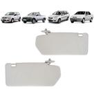 Par Quebra Sol Cinza Claro Com Bolsa Fiat Palio Siena Strada Weekend Newtec NT1031FT e NT1030FT