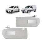 Par Quebra Sol Cinza Claro Com Espelho Fiat Uno e Fiorino Newtec NT1013FT e NT1012FT