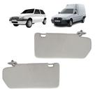 Par Quebra Sol Cinza com Bolsa Fiat Uno Fiorino 2004 a 2010 Newtec Nt1006ft Nt1007ft