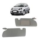 Par Quebra Sol Cinza com Caixa Espelho Ford Ka 2008 a 2013 Newtec Nt1522fd e Nt1523fd