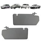 Par Quebra Sol Cinza Escuro com Bolsa Fiat Palio Weekend Siena Strada Newtec Nt1022ft Nt1023ft