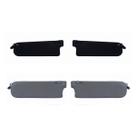 Par Quebra Sol Gol Gti Gts 90 91 92 93 94 Preto Cinza