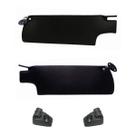 Par Quebra Sol Suporte Fusca 78 80 82 84 92 96 Preto Cinza