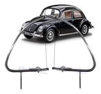 Par Quebra Vento C/ Vidro Completo Fusca Cromado 1950 a 1970