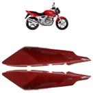 Par Rabeta Traseira CBX 250 Twister 2008 Vermelho Acabamento Liso
