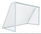Par Rede Gol Futsal Futebol De Salão Fio 4mm Proteção U.v7