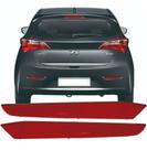 Par refletor parachoque traseiro hb20 hatch 2012 2013 2014 2015