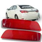 Par Refletor Parachoque Traseiro Toyota Corolla Ano 2015 A 2019 2.0 16v Xei Xrs Flex Gli 1.8 Altis Multi-drive Black Pack Par Refletor Parachoque Traseiro Toyota Corolla Ano 2015 A 2019 2.0 16v Xei Xrs Flex Gli 1.8 Altis Multi-drive Black Pack