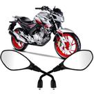 Par retrovisor bmw f800 gs 650 lente prata honda