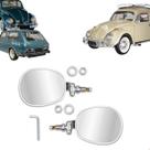 Par Retrovisor BRANCO Vw Fusca Modelo Raquete 1971 1972 1973 Metal Par Retrovisor BRANCO Vw Fusca Modelo Raquete 1971 1972 1973 Metal