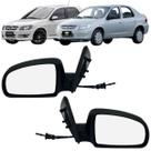 Par Retrovisor Celta Prisma 2007 Á 2014 Manual Com Controle