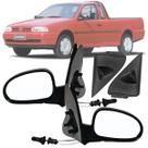 Par Retrovisor e Acabamento Volkswagen Gol Parati Saveiro bola G2 95 96 97 98 99 com Controle