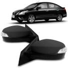 Par Retrovisor Eletrico Versa 2016 A 2019 C/ Pisca Largo