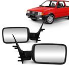 Par Retrovisor Externo Espelho Lateral Uno 1988 A 1995 Fixo Retrovex