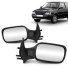 Par Retrovisor Externo Espelho Lateral Uno Fire 2001 A 2005 2 Portas Controle Manual Retrovex