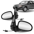 Par Retrovisor Externo Gol G2 Bola 1995 a 1999 2 Portas Controle Manual