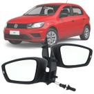 Par Retrovisor Externo Volkswagen Gol Voyage G6 2013 2014 2015 2016 Regulagem Manual sem Seta com Capa Preto Par Retrovisor Externo Volkswagen Gol Voyage G6 2013 2014 2015 2016 Regulagem Manual sem Seta com Capa Preto
