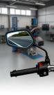 Par Retrovisor Moto Articulado Lente Azul/Fumê Par Retrovisor Moto Articulado Lente Azul/Fumê