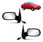 PAR Retrovisor Siena Palio Fire 2001 2002 2003 com Controle 4 Portas
