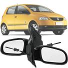 Par Retrovisor Volkswagen Fox 2003 2004 2005 2006 2007 2008 2009 2010 Com Controle Manual