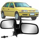 Par Retrovisor Volkswagen Saveiro Gol Parati de 4 Portas G3 G4 99 a 2014 Com Controle Manual Par Retrovisor Volkswagen Saveiro Gol Parati de 4 Portas G3 G4 99 a 2014 Com Controle Manual