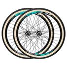Par Roda Aro 29 KOG Aero Freios a Disco Com Pneus Bege