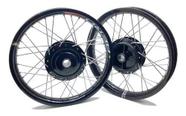 Par Roda Aro Monaco Cubo Preto Titan Fan 150 Start 150 160