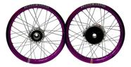 Par Roda Aro Three Heads Violeta Disco Titan Fan 150 160 4mm