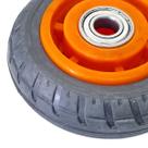 Par Roda De Borracha Maciça Para Patinete Elétrico Mancal Rolamento Duplo 35mm Roda Em PU Até 130Kg