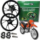 Par Roda Pé Galinha Nxr Bros 125 150 Freio Tambor Liga Leve