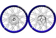 Par Rodas Alumínio Three Heads Titan Fan 150 160 18x1.85 Azul