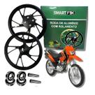 Par Rodas Liga Leve NXR Bros 125 150 Freio Tambor Smartfox Par Rodas Liga Leve NXR Bros 125 150 Freio Tambor Smartfox