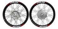 Par Rodas Viper Aero 150 Alumínio Preto Fosco Raios Aço 4mm Par Rodas Viper Aero 150 Alumínio Preto Fosco Raios Aço 4mm
