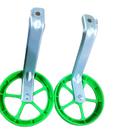 Par Rodinha Lateral Apoio Bike Infantil Aro 12 Verde Par Rodinha Lateral Apoio Bike Infantil Aro 12 Verde