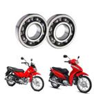 Par Rolamento Virabrequim Honda Pop 110 Biz 110 Original