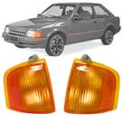 Par Seta Pisca Lente Âmbar Laranja Direita e Esquerda Lado Motorista e Passageiro Ford Escort Hobby Verona Apollo 87 88 89 90 91 92