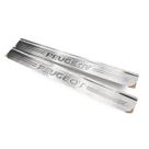 Par Soleira Aluminio Entrada Porta Para Peugeot 307 2007 a 2012