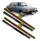 Par Suporte Calha Vidro + Borracha Porta Opala 4 Portas 1968 a 1992 Par Suporte Calha Vidro + Borracha Porta Opala 4 Portas 1968 a 1992