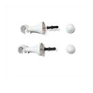 Par Suporte Gancho para Varão Varal de cortina 28mm Kit Completo + parafusos