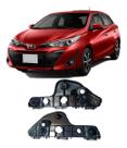 Par Suporte Guia Parachoque Dianteiro Yaris 2018 2019 2020 2021 2022