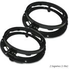 Par Suporte para Farol Universal 7 Polegadas de Metal LED Milha Angel Eyes